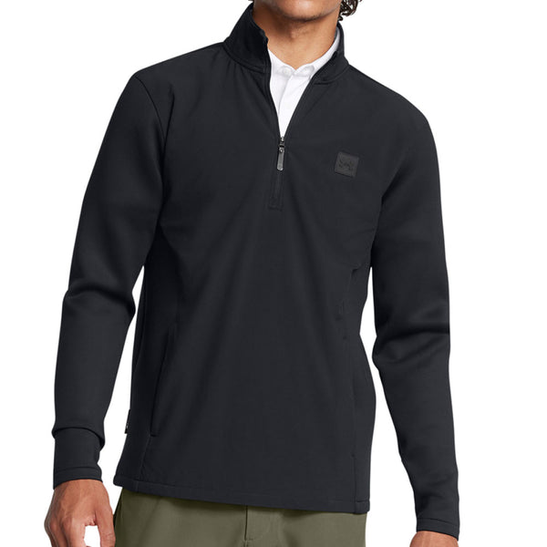 Under Armour Drive Pro Storm Hybrid 1/2 Zip Sweater - Black