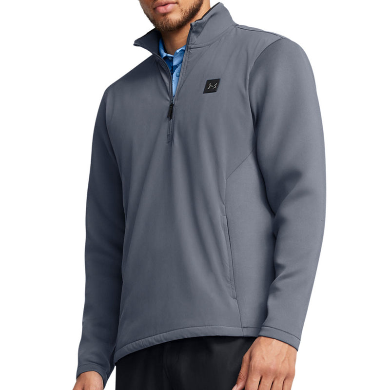 Under Armour Drive Pro Storm Hybrid 1/2 Zip Sweater - Downpour Gray