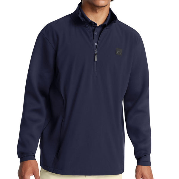 Under Armour Drive Pro Storm Hybrid 1/2 Zip Sweater - Midnight Navy