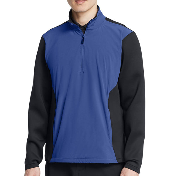 Under Armour Drive Pro Storm Hybrid 1/2 Zip Sweater - Tech Blue/Black