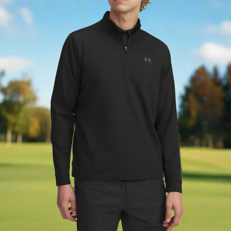 Under Armour Drive 1/4 Zip Pullover - Black/Castlerock