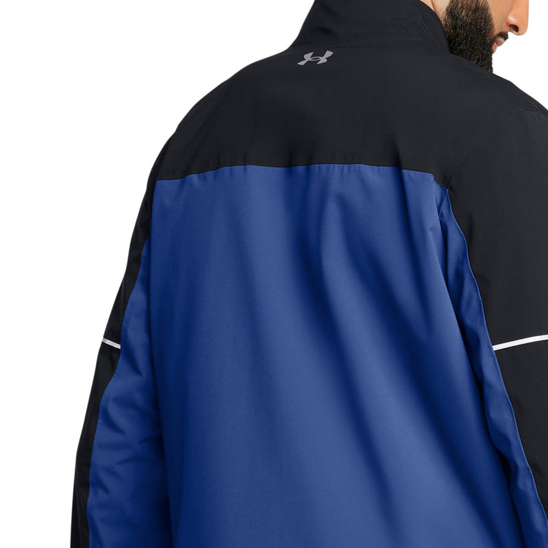 Under Armour Drive Rain Waterproof Jacket - Black/Tech Blue