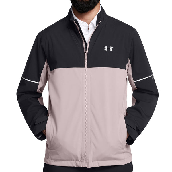 Under Armour Drive Rain Waterproof Jacket - Black/Tetra Grey