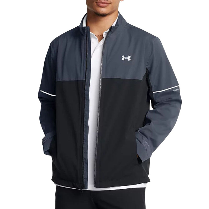 Under Armour Drive Rain Waterproof Jacket - Downpour Grey/Black