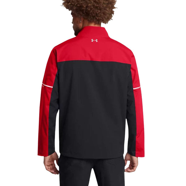 Under Armour Drive Rain Waterproof Suit - Red/Black + Black