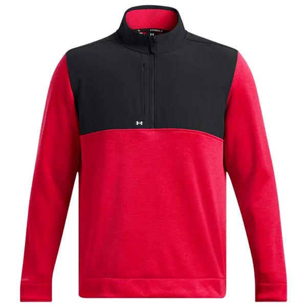 Under Armour Drive Storm Sweater Fleece 1/2 Zip - Red/Black