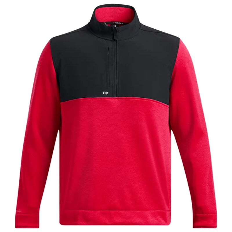 Under Armour Drive Storm Sweater Fleece 1/2 Zip - Red/Black