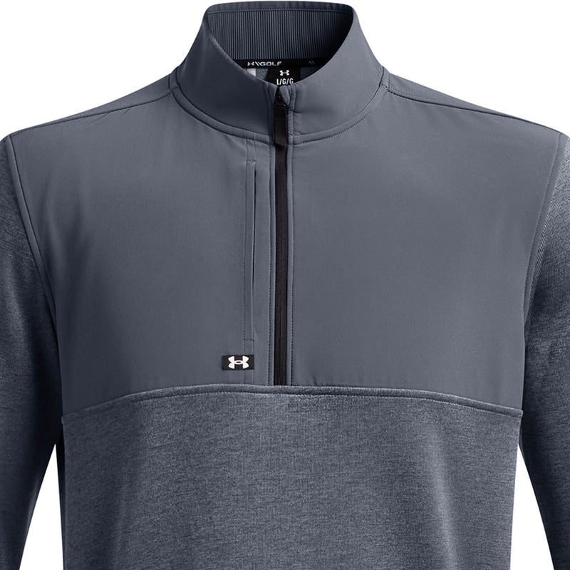 Under Armour Drive Storm Sweater Fleece 1/2 Zip - Downpour Gray/Gravel