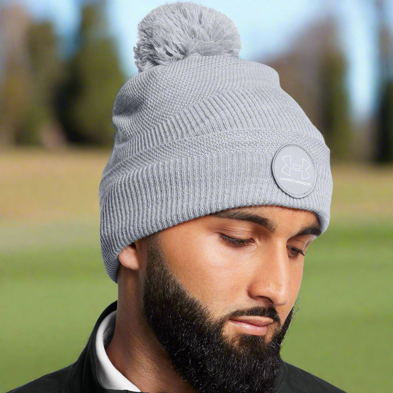 Under Armour Driver Pom Beanie - Steel