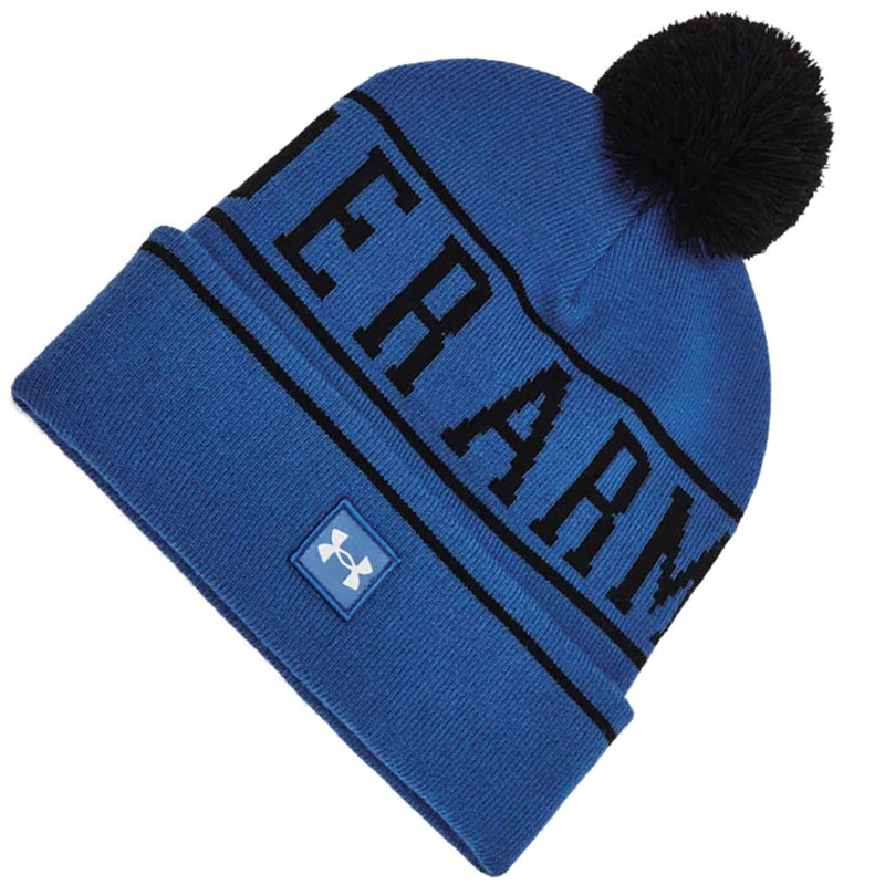 Under Armour Halftime Pom Pom Beanie - Tech Blue/Black