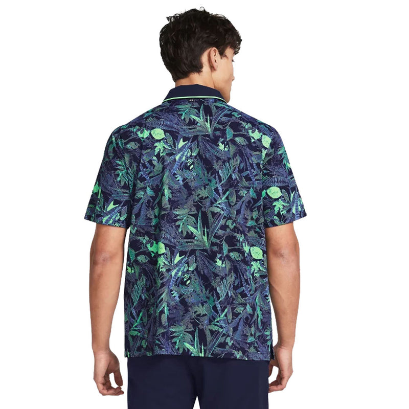 Under Armour Iso-Chill Edge Polo Shirt - Midnight Navy/Matrix Green/Matrix Green