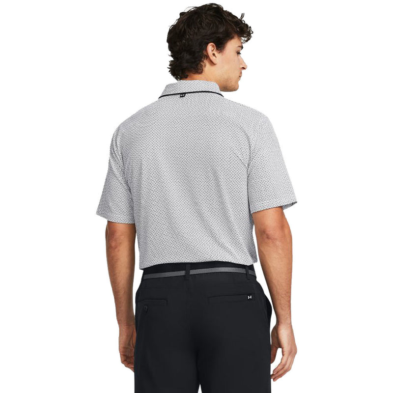 Under Armour Iso-Chill Verge Polo Shirt - White/Halo Gray/Black