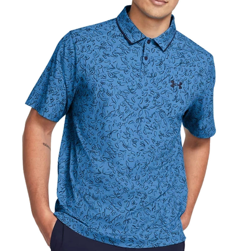 Under Armour Iso-Chill Verge Polo Shirt - Viral Blue/Midnight Navy/Midnight Navy