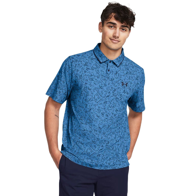 Under Armour Iso-Chill Verge Polo Shirt - Viral Blue/Midnight Navy/Midnight Navy