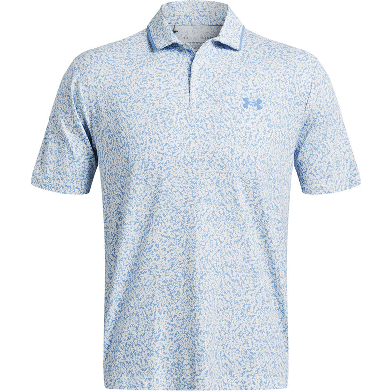 Under Armour Iso-Chill Verge Polo Shirt - White/Retro Green/Horizon Blue