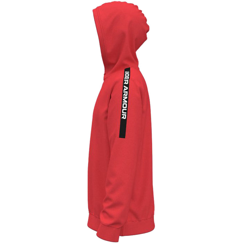 Under Armour Junior Playoff Hoodie - Red Solstice/Black/White