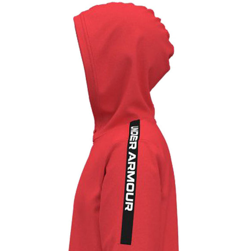 Under Armour Junior Playoff Hoodie - Red Solstice/Black/White