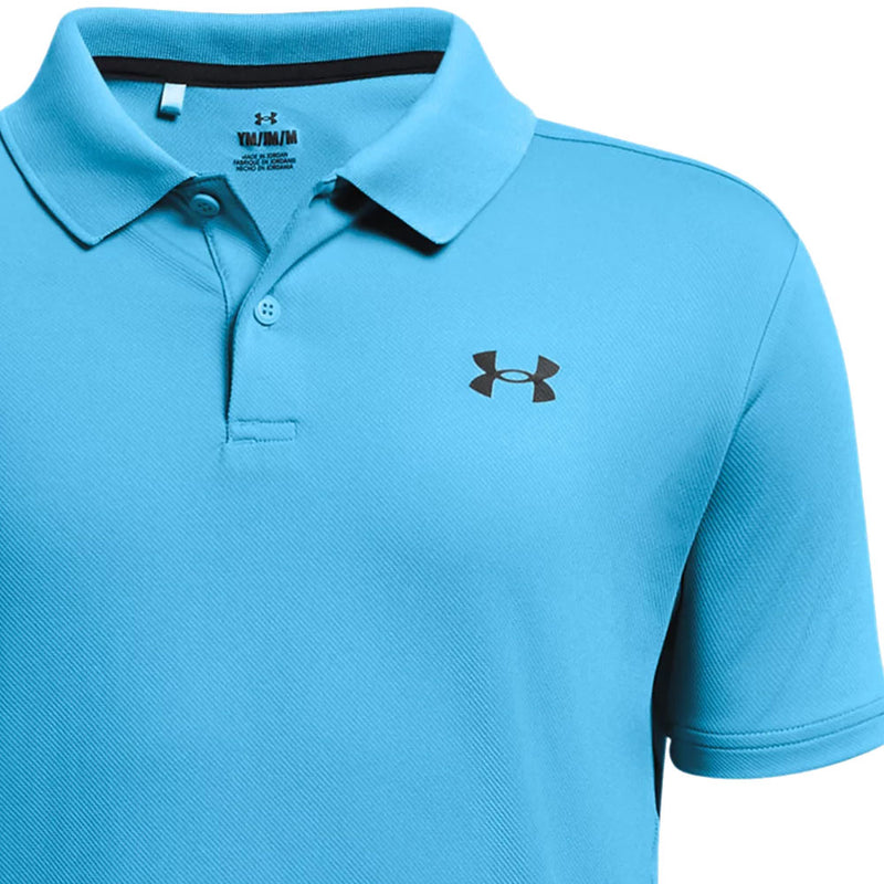 Under Armour Performance Junior Polo Shirt - Capri/Black