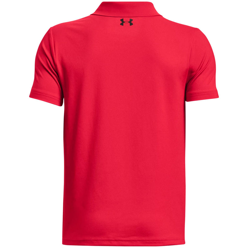 Under Armour Performance Junior Polo Shirt - Red/Black