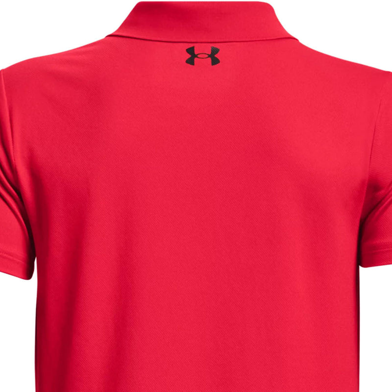 Under Armour Performance Junior Polo Shirt - Red/Black