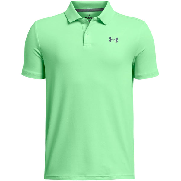 Under Armour Performance Junior Polo Shirt - Matrix Green/Midnight Navy