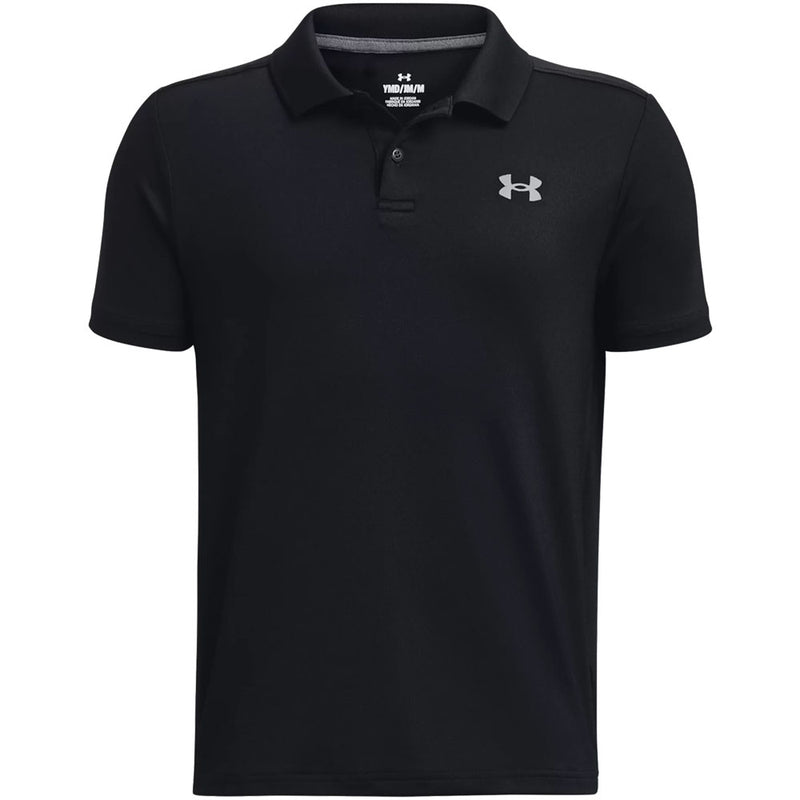 Under Armour Performance Junior Polo Shirt - Black/Pitch Gray