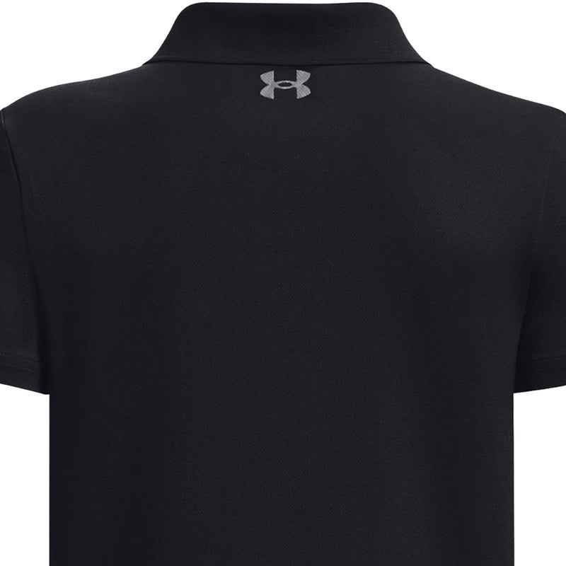 Under Armour Performance Junior Polo Shirt - Black/Pitch Gray