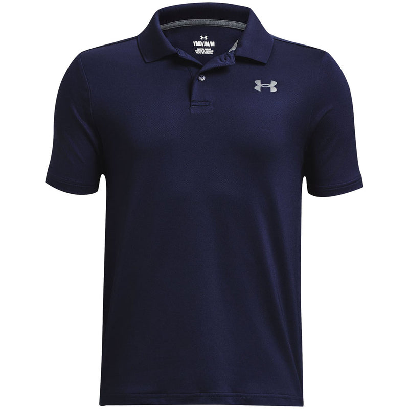 Under Armour Performance Junior Polo Shirt - Midnight Navy/Pitch Gray