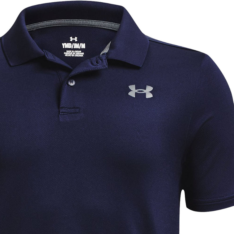 Under Armour Performance Junior Polo Shirt - Midnight Navy/Pitch Gray