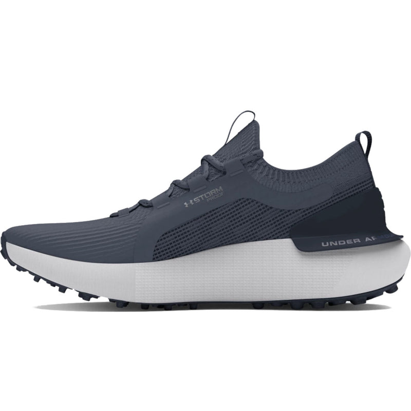 Under Armour Phantom Golf Spikeless Waterproof Shoes - Downpour Gray/Midnight Navy/Metallic Silver