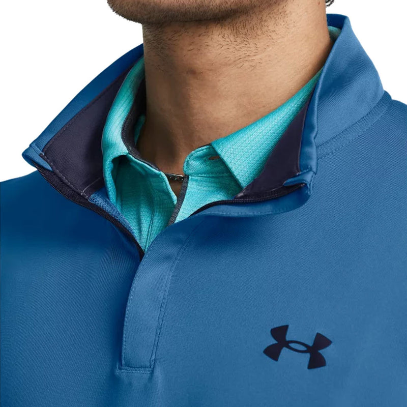 Under Armour Playoff 2.0 1/4 Zip Pullover - Photon Blue/Midnight Navy/Midnight Navy