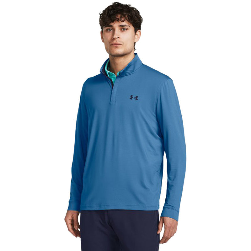 Under Armour Playoff 2.0 1/4 Zip Pullover - Photon Blue/Midnight Navy/Midnight Navy