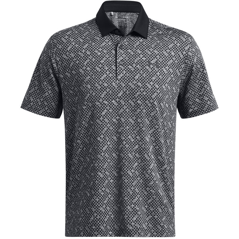 Under Armour Playoff 3.0 Check Jaq Polo Shirt - Black/White