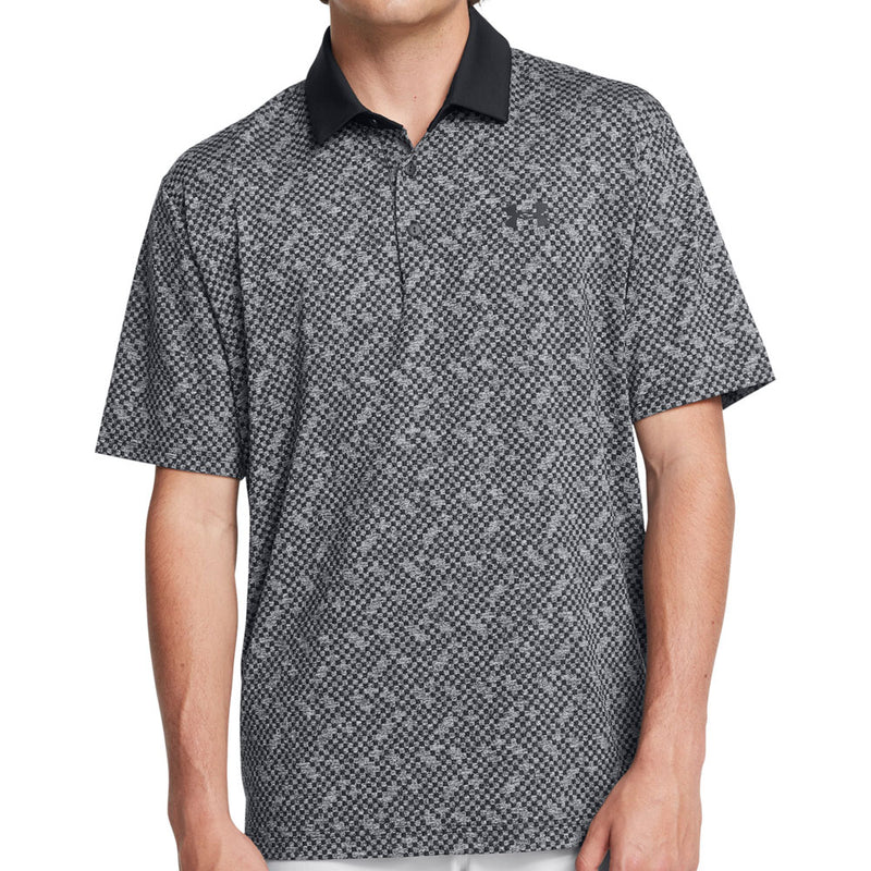 Under Armour Playoff 3.0 Check Jaq Polo Shirt - Black/White