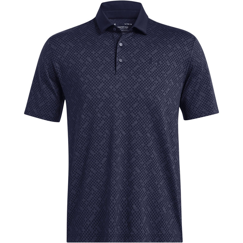 Under Armour Playoff 3.0 Check Jaq Polo Shirt - Midnight Navy