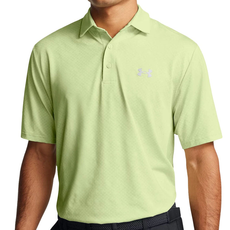 Under Armour Playoff 3.0 Check Jaq Polo Shirt - Retro Green/White