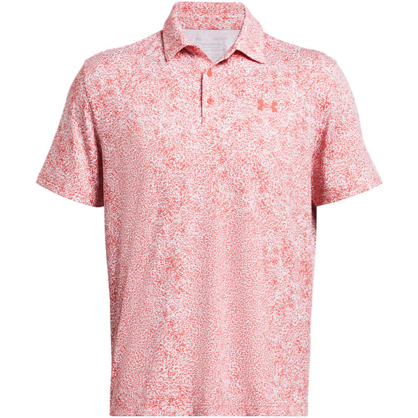 Under Armour Playoff 3.0 Printed Polo Shirt - Coho/White/Coho