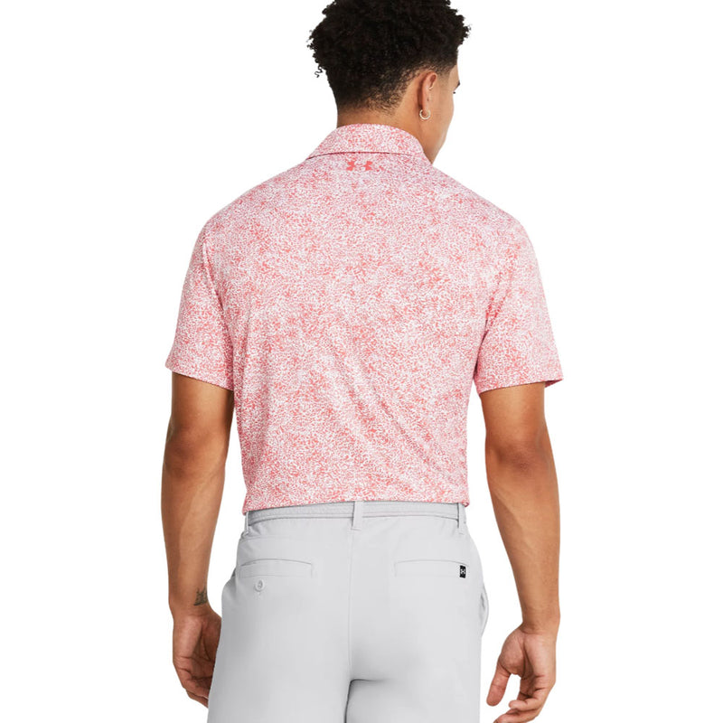 Under Armour Playoff 3.0 Printed Polo Shirt - Coho/White/Coho