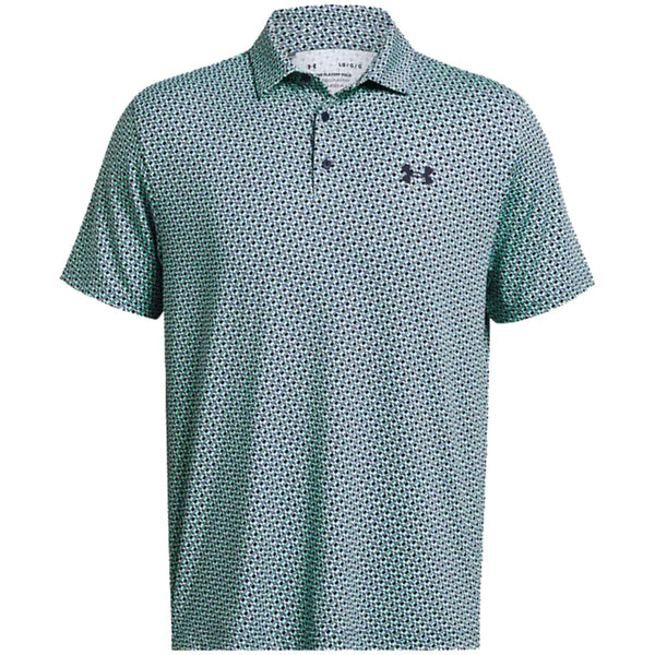 Under Armour Playoff 3.0 Printed Polo Shirt - Starlight/Midnight Navy