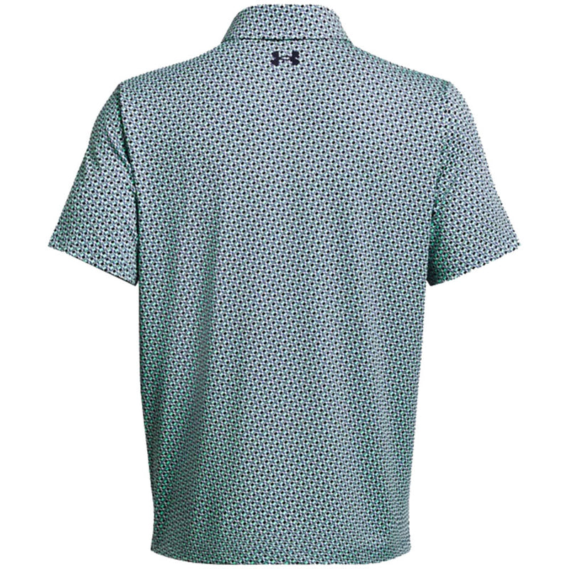 Under Armour Playoff 3.0 Printed Polo Shirt - Starlight/Midnight Navy