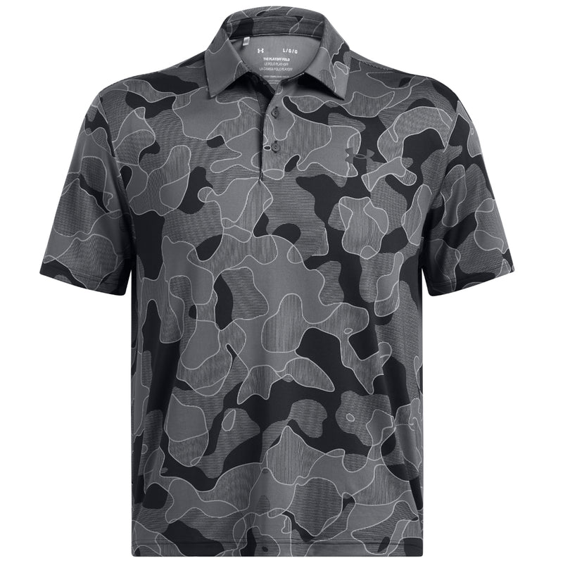 Under Armour Playoff 3.0 Printed Polo - Black