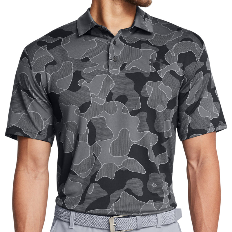 Under Armour Playoff 3.0 Printed Polo - Black