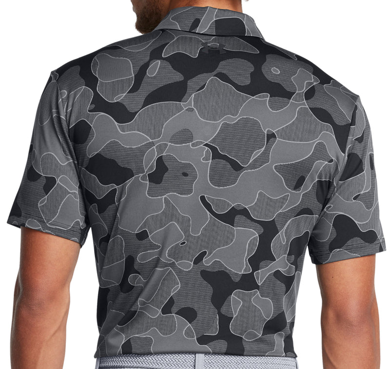 Under Armour Playoff 3.0 Printed Polo - Black