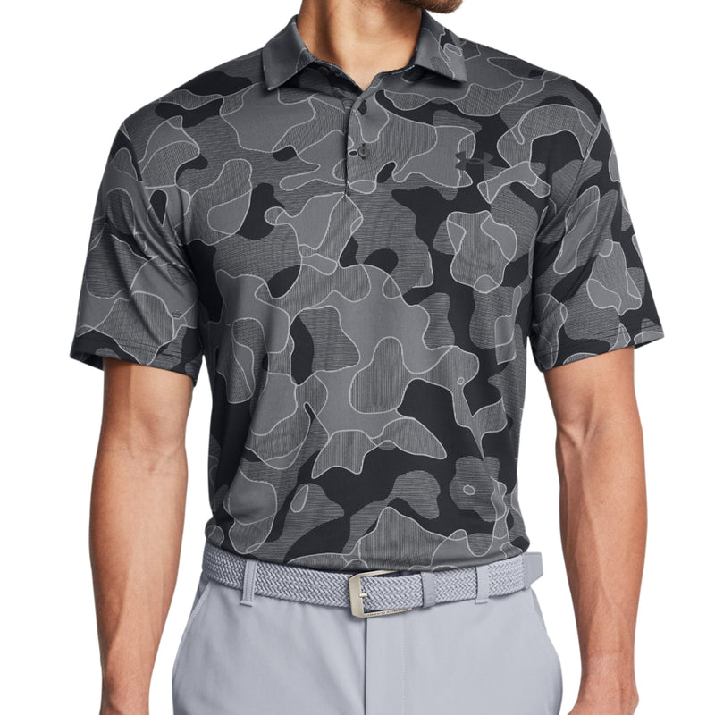 Under Armour Playoff 3.0 Printed Polo - Black