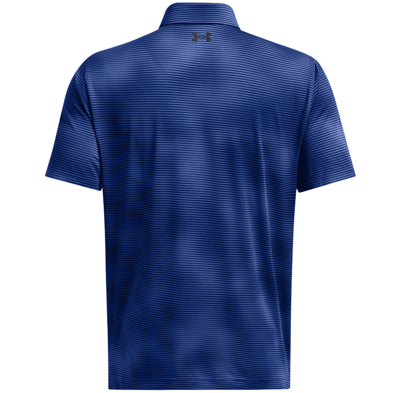 Under Armour Playoff 3.0 Printed Polo Shirt - Tech Blue/Black