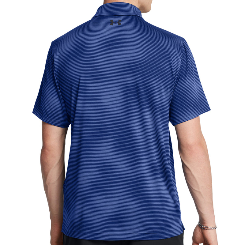 Under Armour Playoff 3.0 Printed Polo Shirt - Tech Blue/Black