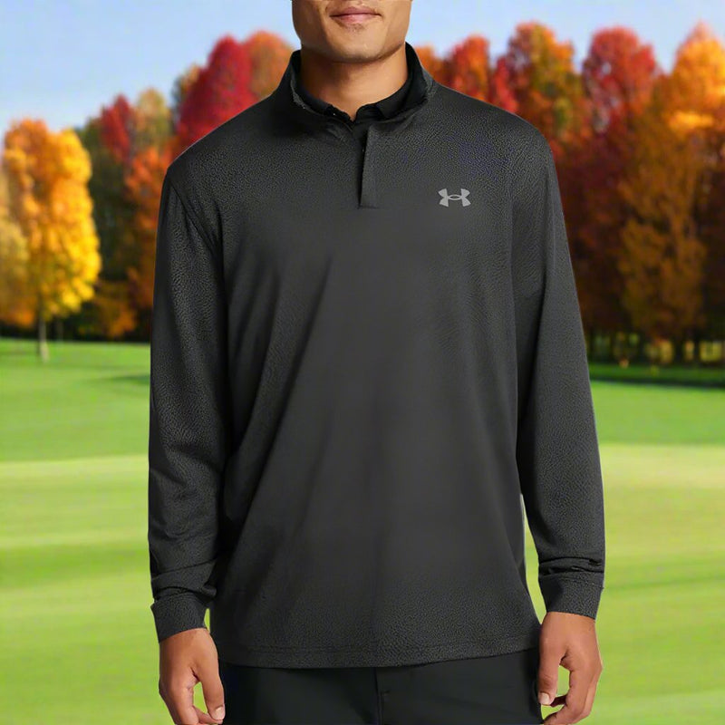 Under Armour Playoff Printed 1/4 Zip Sweater - Black