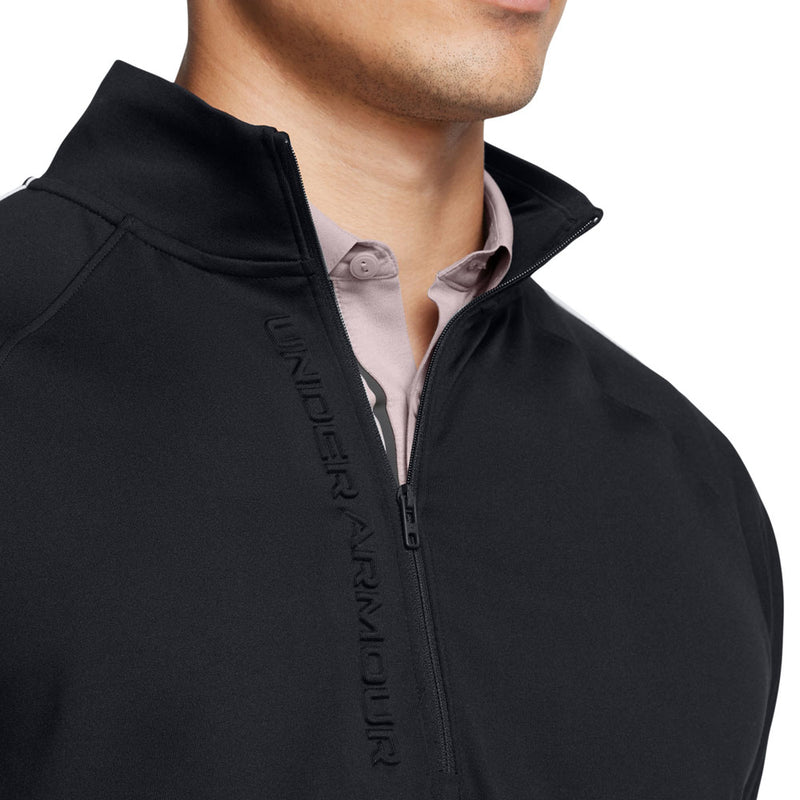 Under Armour Storm Midlayer 1/2 Zip - Black/White