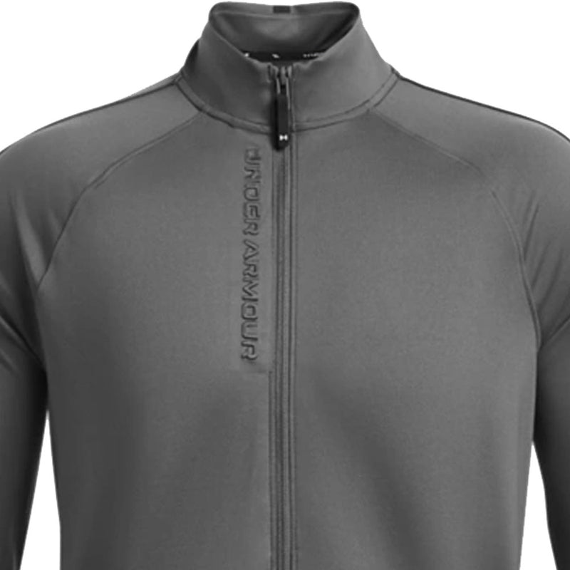 Under Armour Storm Midlayer Full Zip Pullover - Castlerock/White