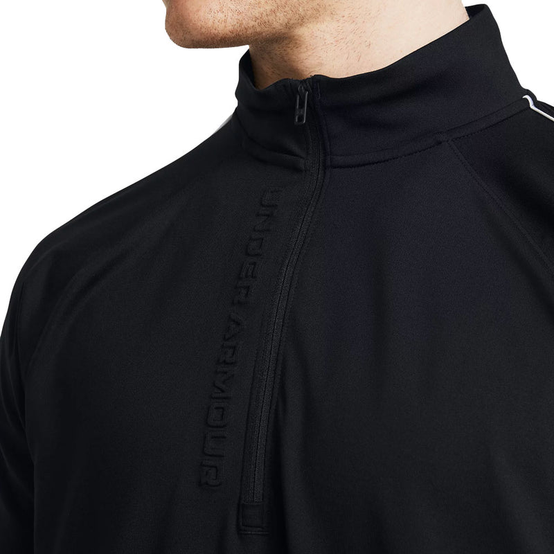 Under Armour Storm Midlayer 1/2 Zip Pullover - Black/White